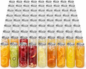 กระป๋องพลาสติก PET ฝาเปิดง่ายสำหรับน้ำผลไม้และเครื่องดื่มโซดา - Product Image 1