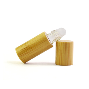 Eco-friendly <strong>3ML</strong> 5ML 10ML 15ML 20ML Roller Ball Perfume <strong>Bottle</strong> Wooden Bamboo <strong>Roll</strong> <strong>on</strong> <strong>Bottle</strong> with Bamboo Lid and Rollers - Product Image 3