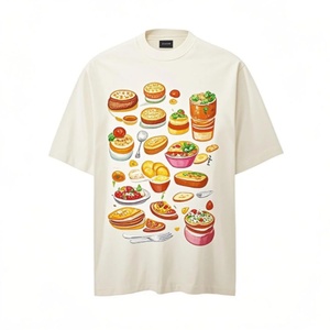 เสื้อยืดผู้ชายผ้าฝ้าย 100% สัมผัสนุ่มสไตล์วินเทจ พิมพ์ลายสีสันสดใสแบบพ่นตรง ระบายอากาศได้ดี แขนสั้น คอกลม - Product Image 4