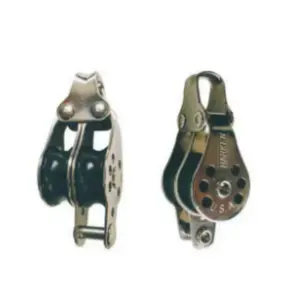 Phần Cứng Hàng Hải Dây Thép Không Gỉ <span class=keywords><strong>MINI</strong></span> Ròng Rọc Hai Bánh - Product Image 1