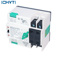 CHYT LW2R-100 2P 3P 4P AC 220V 63A 100A 125A Commutateur de transfert automatique (ATS) à double alimentation ininterrompible pour onduleur solaire