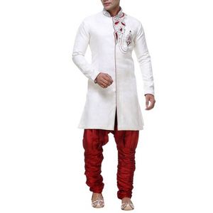 Sherwani Kurta <span class=keywords><strong>de</strong></span> Alta Calidad para Bodas, Ropa Islámica, Vestido Musulmán con <span class=keywords><strong>Trajes</strong></span> para Hombre - Product Image 2
