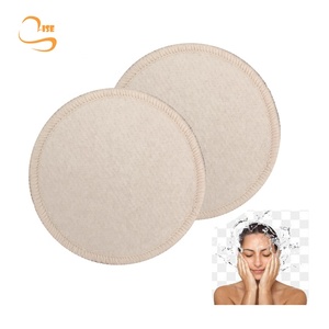 Lingettes rondes en coton chanvre doux, 3.15 ", tampons pour cosmétiques lavables, Non Polyester, disques démaquillants écologiques, 1 pièce - Product Image 1