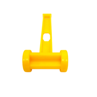 Maillet en plastique Durable de 26.5cm avec crochet Outil de camping pour piquets de tente pour accessoires de filet de tente de plage de randonnée en plein air
