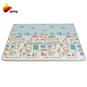 Tapis de <span class=keywords><strong>jeu</strong></span> pliable pour bébé, grand tapis de <span class=keywords><strong>jeu</strong></span> en mousse souple, réversible, imperméable et rembourré, pour bébé fille - Product Image 4