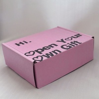 Boîte d'expédition personnalisée pour vêtements, t-shirts, costumes, avec logo sur mesure, en carton ondulé pliable