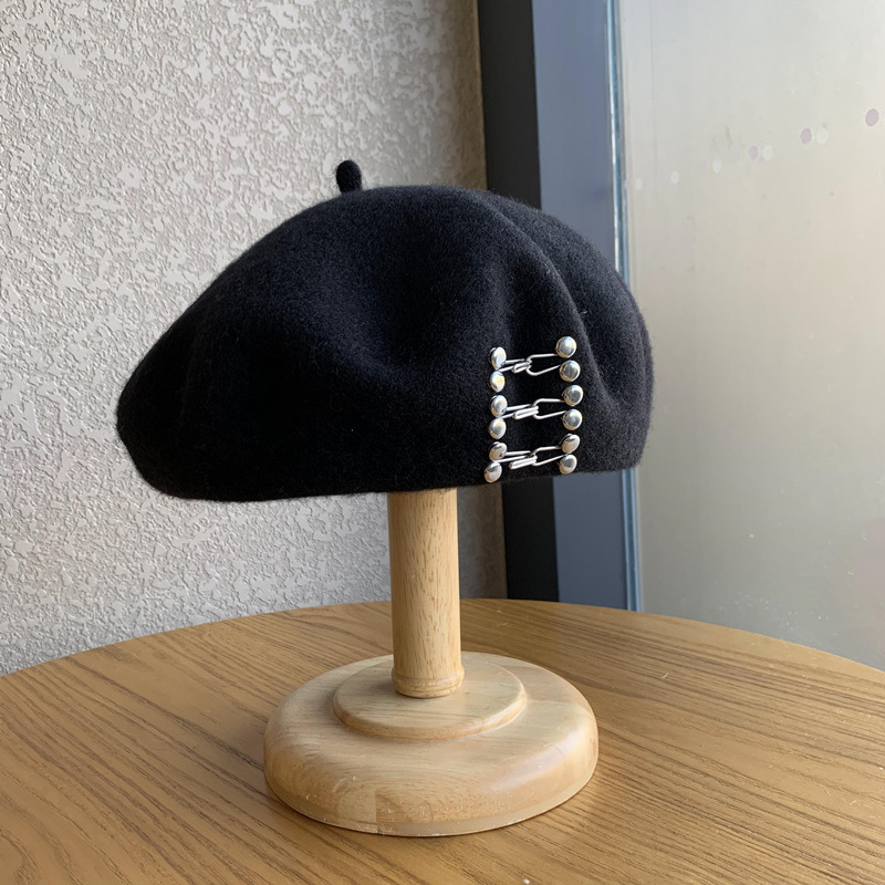 Boucle argentée bailey-noir