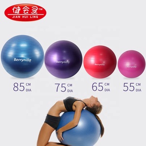 PVC Anti-burst Gym Yoga Exercise <strong>Ball</strong> <strong>Inflatable</strong> <strong>Ball</strong> With Pump 55cm/65cm/75cm/85cm - Product Image 1