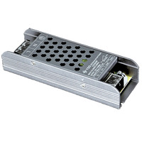 Alimentation LED dimmable Triac 0-10V 1-10V DC 24V/12V 60W avec interrupteur, certifiée ROHS, garantie 5 ans, boîtier aluminium IP20 pour éclairage