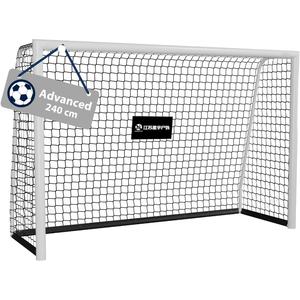 But de football pour jardin, enfants et adultes, avec structure en acier robuste (L240cm <span class=keywords><strong>x</strong></span> H160cm), durable, facile à assembler et mobile - Product Image 1