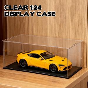 Stylish Eco-Friendly Clear Acrylic <b>Display</b> <b>Case</b> with Black Base Pre-Assembled Great Gift for Car Collectors - Product Image 3