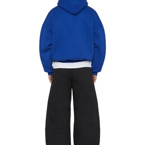 <b>Men's</b> Cotton/Polyester Fleece <b>Pullover</b> Oversize Hoodie Ultra Soft Breathable Hooded Sweatshirt Pockets Summer Regular Fit Custom - Product Image 3
