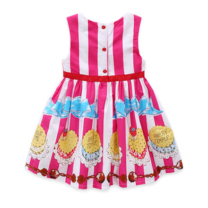 ชุดเดรสลายดอกไม้สำหรับเด็กผู้หญิงแบบพรีเมียมใหม่สำหรับโอกาสพิเศษ - Product Image 3