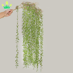 Cesta <span class=keywords><strong>de</strong></span> <span class=keywords><strong>flores</strong></span> <span class=keywords><strong>de</strong></span> plantas colgantes artificiales, enredaderas largas <span class=keywords><strong>de</strong></span> plástico para <span class=keywords><strong>otoño</strong></span>, aspecto Real para el hogar, Patio, <span class=keywords><strong>balcón</strong></span>, pared, decoración <span class=keywords><strong>de</strong></span> <span class=keywords><strong>otoño</strong></span> - Product Image 2