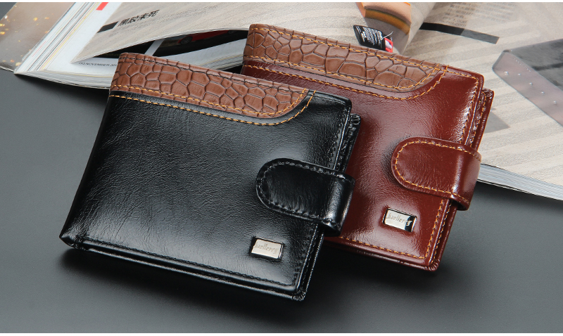 Portefeuille Homme Moderne - Petit Modèle Avec Monnayeur - NEUF Avec étiquettes