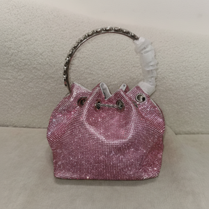 Custom Fancy Clutch Frame for Purse <b>Crystal</b> Gown Rhinestone Banquet Dress with Chain Decoration Classic Casual Style - Product Image 1