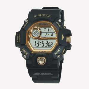 Orologio Digitale Sportivo di Lusso per <span class=keywords><strong>Uomo</strong></span> di Alta Qualità con Cinturino in Resina Originale e Funzione Cronometro - Product Image 2