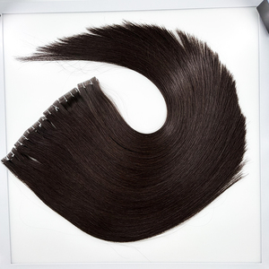Bande invisible personnalisée de cheveux russes injectés invisibles adhésifs dans les extensions de cheveux humains Super Double Drawn - Product Image 3