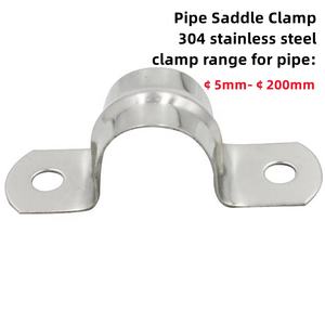 304 thép không gỉ 5mm-200mm ống ống dây đeo <span class=keywords><strong>Clip</strong></span> <span class=keywords><strong>U</strong></span> Loại hình hai lỗ căng thẳng yên kẹp - Product Image 4