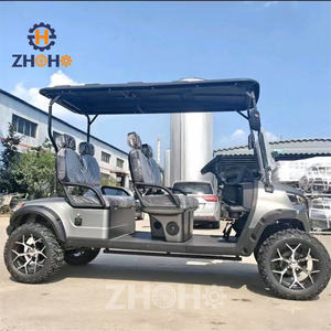 Carrito de golf todoterreno de <span class=keywords><strong>4</strong></span> plazas personalizado de lujo para el transporte familiar de niños - Product Image 4