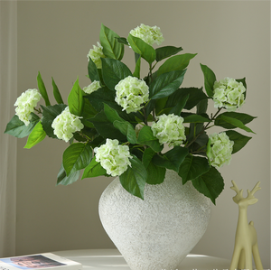 Flor Artificial al por Mayor, 2 Ramas, Copo de Nieve de Madera, Arreglo Floral para Mesa de Sala, Flor Decorativa, Accesorio para Fotografía de Estudio - Product Image 4