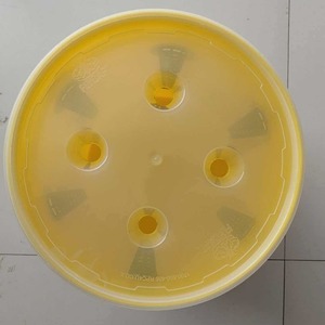 Seau en plastique rond de 20 L de qualité alimentaire, récipient de stockage étanche avec couvercle pour la peinture et l'usage industriel - Product Image 4
