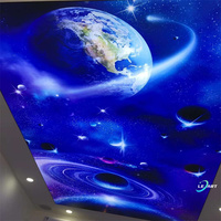Jazz Pop Plafond Plafon Étoiles Pvc Décorations Maison Panneaux 3d Boîte de Nuit Éclairage Dynamique RVB Plafond Designs