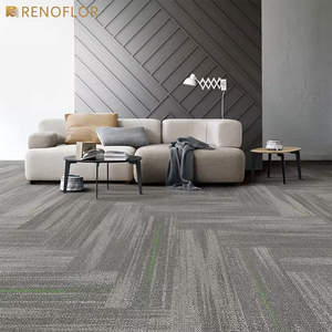 Neue Element Hotel Büro Dicke Ineinandergreifende Teppichfliesen mit Bitumenrücken und <span class=keywords><strong>Nylon</strong></span>-Oberfläche, quadratisch 50x50, selbstklebend - Product Image 5