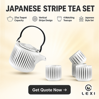 Théière en porcelaine blanche mate de 27 onces avec 4 tasses à thé en céramique ensemble de théière japonaise avec infuseur pour thé en vrac