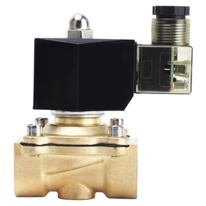 Vanne solénoïde Senfm AC220V 1 pouce à bobine en cuivre, vanne de régulation d'eau de type pilote à passage direct - Product Image 1