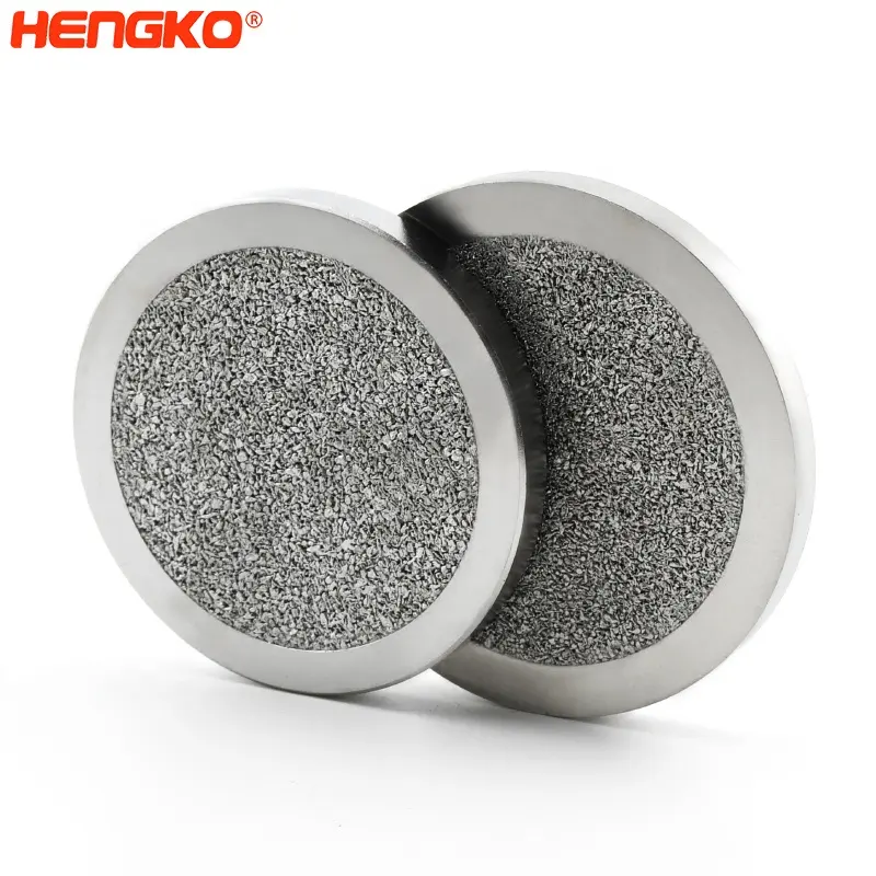 HENGKO Filter Disc Sealing Ring Factory Direct Supply Rust Resistance Microns Sintered Stainless Steel Filters