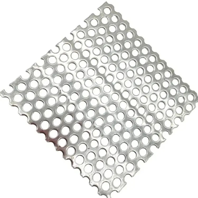 China factory wholesale stainless steel 304 316 micron round hole perforated metal sheet