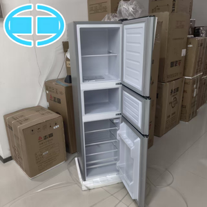 Réfrigérateur domestique trois portes X 206L pour congélation et réfrigération, économe en énergie et faible <span class=keywords><strong>consommation</strong></span> d'énergie, en stock - Product Image 4