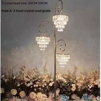 Nouvelle Décoration Lumineuse LED pour Mariage : Luminaire Suspendu en Acrylique pour Allée et Pavillon de Cérémonie