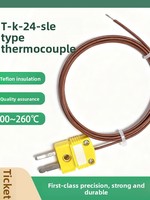 Câble de mesure de température multipoint de type K, câble de sonde de température pour enregistreur de données SLE, fil de thermocouple TT-K-24