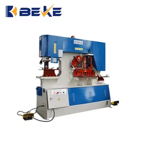 Q35Y Hydraulic ironworker with metal steel plate angle cutting hole punching combined iron worker shearing