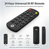Control Remoto Inalámbrico de Doble Modo IR/RF de 24 Teclas, con Código Fijo y Variable, Control de Velocidad, para Electrónica del Hogar, Fabricación OEM/ODM