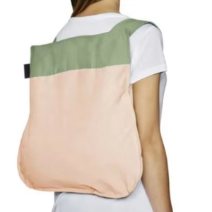 Muestra gratuita de bolsa deportiva promocional plegable y reutilizable bscl, bolsa de compras bscl lisa y sin estampado. - Product Image 2