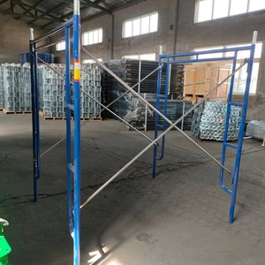 Phần cứng thép carbon mạ kẽm hoặc sơn chính đi bộ-thru khung scaffoldng thiết lập với sàn Catwalk được sử dụng để xây dựng xây dựng - Product Image 5