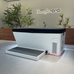 Baignoire de plongeon froid en acrylique avec contrôle Wi-Fi via application, 1,9 m, tout-en-un, avec refroidisseur, filtre et couverture isolante - Product Image 1