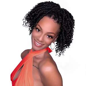 <span class=keywords><strong>ผม</strong></span>ถักเปียแบบแพชชั่นทวิสต์ 12 นิ้ว แบบลอนน้ำ สำหรับถักโครเชต์ สไตล์โบฮีเมียน แบบถักสำเร็จรูป สำหรับต่อผมผู้หญิงผิวสี - Product Image 3