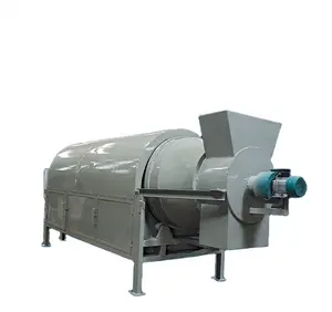 Electric heating drying rotary drum dryer/Mini rotary drum coconut seed rice grain dryer Drum Type Soybean Grain Dryer