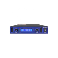 Mini 450W * 2 classe D amplificateur de puissance numérique 1U taille son professionnel amplificateur de puissance karaoké à deux canaux