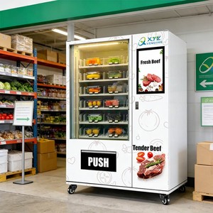 Distributeur automatique réfrigéré intelligent avec écran tactile 21,5 pouces, gestion cloud, SDK et paiement multi-mode pour boissons et aliments frais - Product Image 2
