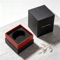Boîte à tiroir portable de luxe en EVA écologique pour emballage de parfum, coffret cadeau de beauté haut de gamme, logo personnalisable estampé à chaud