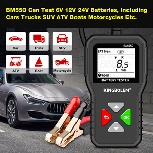 USA EU Warehouse Kingbolen BM550 6V 12V 24V Car Battery Tester Truck OBD2 Tool Obd 2 100-2000 BM550 BM550 Truck OBD2 - Product Image 6