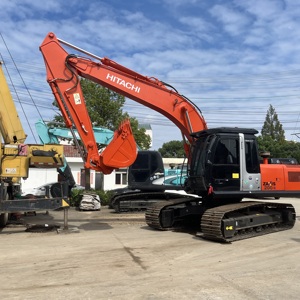 Excavadora Hitachi Zaxis 200 sobre Orugas, Equipo de Construcción de 20 Toneladas, Motor Kawasaki, Color Naranja - Product Image 3