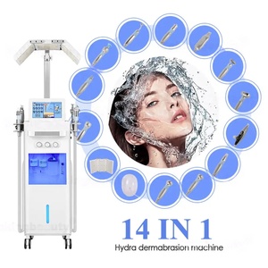 Appareil de soin de la peau multifonctionnel 14 en 1, hydro-aqua peeling, microdermabrasion, oxygène, beauté, hydra-dermabrasion, appareil facial - Product Image 4