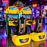 Simulateur de course pour machine de jeu d'arcade, construction en métal, acrylique et plastique, prise en charge de l'anglais, couleur personnalisable