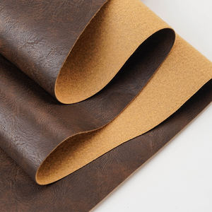 جلد حصان مجنون من كلوريد البولي فينيل سميك-سطح بلونين وملمس عتيق ، مقاوم للاهتراء للحقائب والأحذية ، مقاعد سيارة من الأرائك والمنجدة - Product Image 2